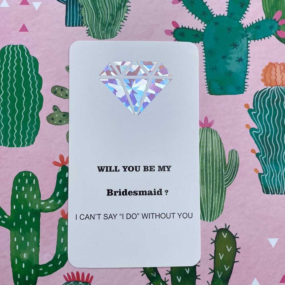 Will You Be My Bridesmaid Notecards 12 Qty